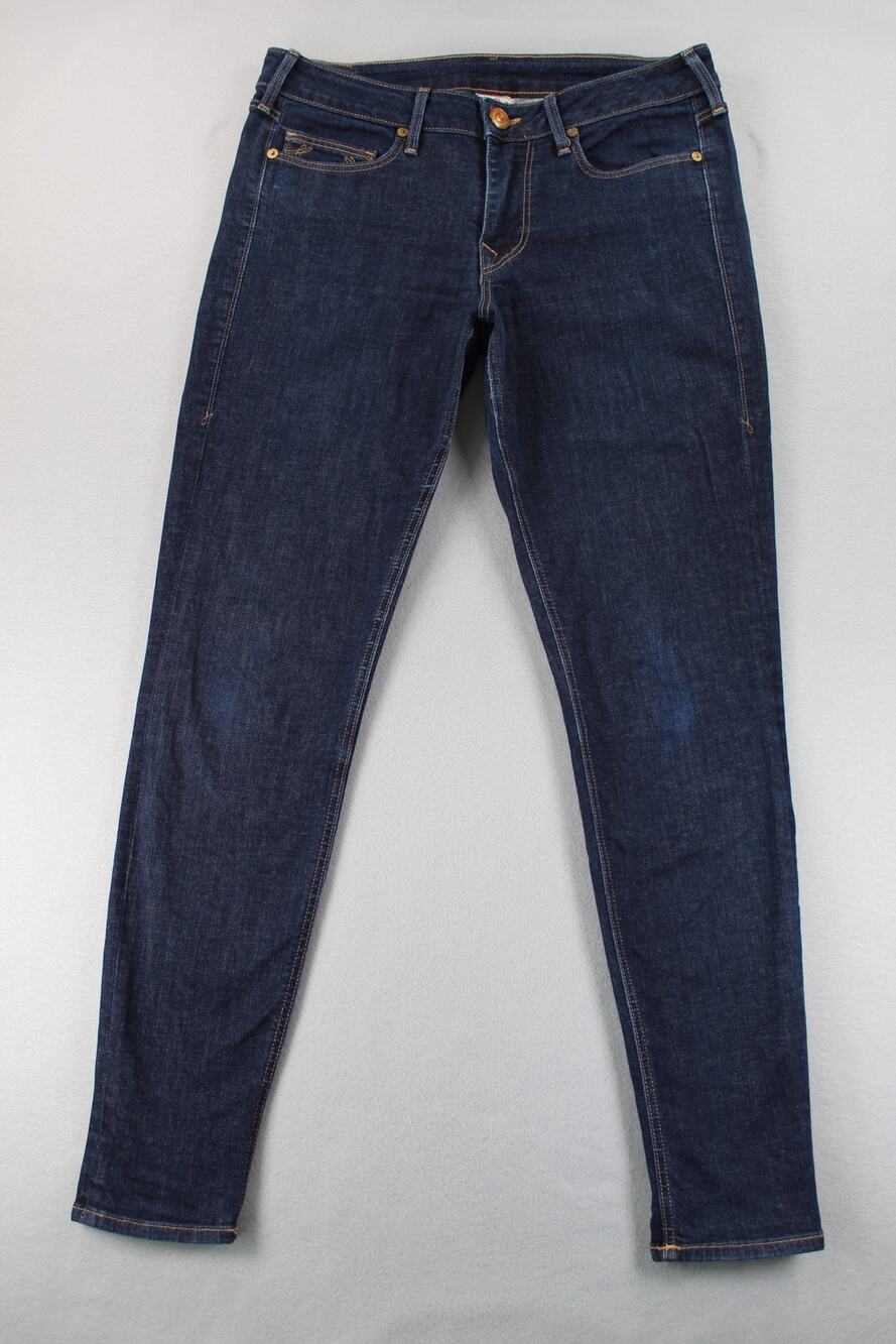 True Religion TRBJ Halle Blue Denim Skinny Jeans Womens 30
